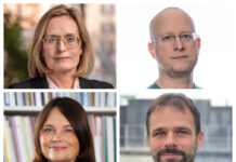 Inhalationsvägledning på apotek orsakar tuff debatt Agneta Karlsson, Lars Rocksén, Oili Dahl, Fredrik Boström. Foto: TLV, Sveriges läkarförbund, Fredrik Hjerling/Svensk sjuksköterskeförening, Svensk apoteksförening.